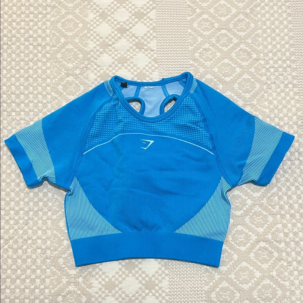 Gymshark Blue Crop Top